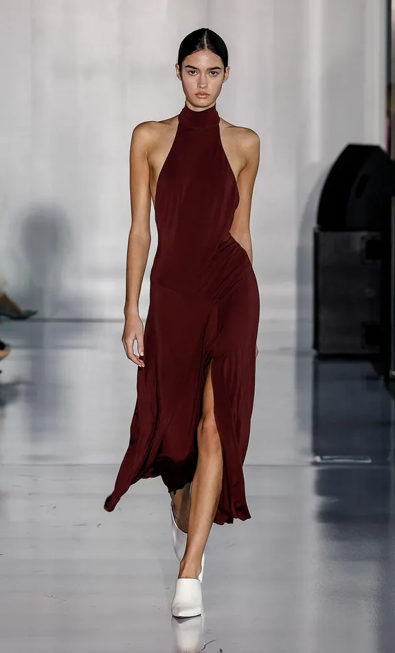Bec Bridge Maxi Dresses CASSIAN RACER DRESS Deep Plum 8211 Women