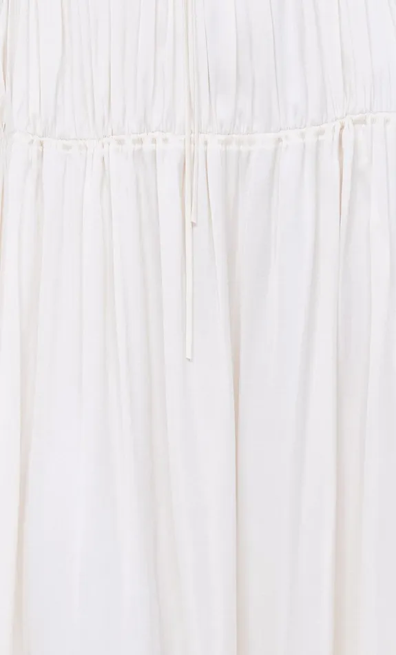 Bec Bridge Maxi Dresses DELPHI GATHERED DRESS Ivory 8211 Women