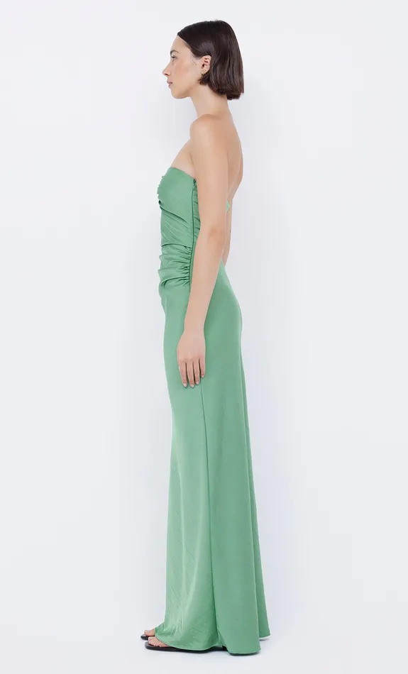 Bec Bridge Maxi Dresses EMILIA STRAPLESS DRESS Green Apple 8211 Women