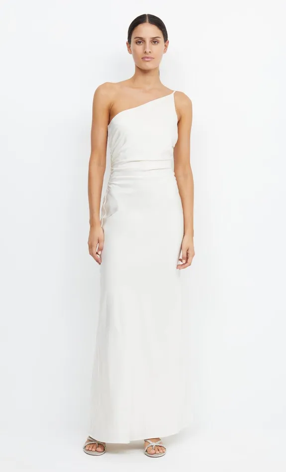 Bec Bridge Maxi Dresses ETERNITY ASYM MAXI DRESS Cream 8211 Women