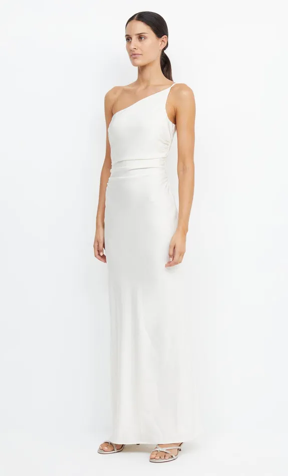 Bec Bridge Maxi Dresses ETERNITY ASYM MAXI DRESS Cream 8211 Women