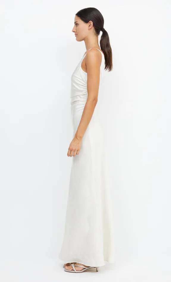 Bec Bridge Maxi Dresses ETERNITY ASYM MAXI DRESS Cream 8211 Women