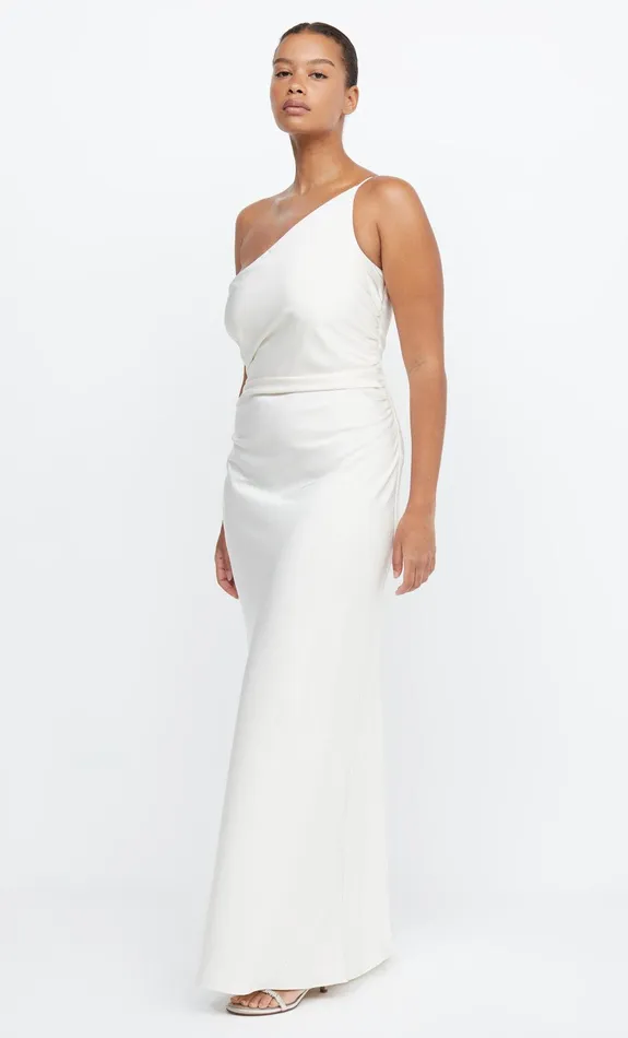 Bec Bridge Maxi Dresses ETERNITY ASYM MAXI DRESS Cream 8211 Women