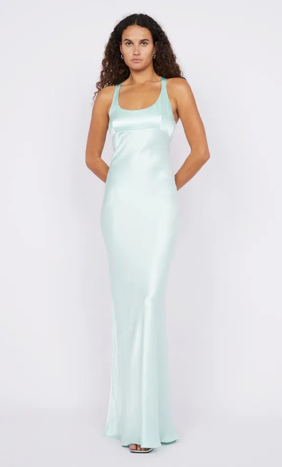 Bec Bridge Maxi Dresses MAXINA CROSSOVER DRESS Mint 8211 Women