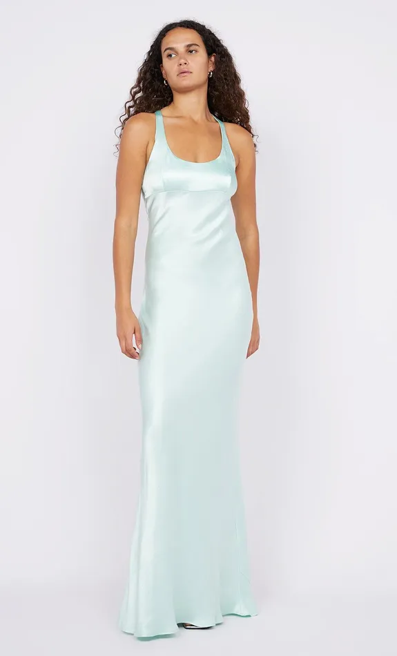 Bec Bridge Maxi Dresses MAXINA CROSSOVER DRESS Mint 8211 Women