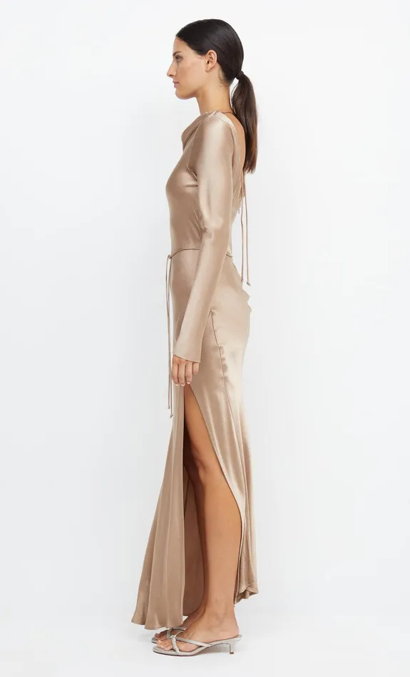 Bec Bridge Maxi Dresses MOON DANCE LONG SLEEVE MAXI DRESS Golden 8211 Women