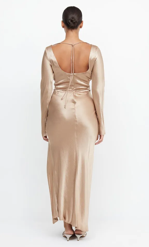 Bec Bridge Maxi Dresses MOON DANCE LONG SLEEVE MAXI DRESS Golden 8211 Women