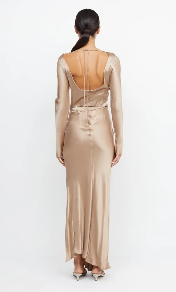 Bec Bridge Maxi Dresses MOON DANCE LONG SLEEVE MAXI DRESS Golden 8211 Women