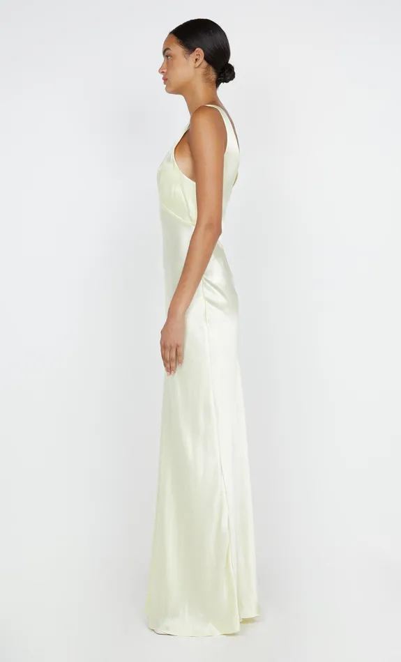 Bec Bridge Maxi Dresses MOON DANCE VERONA DRESS Ice Yellow 8211 Women