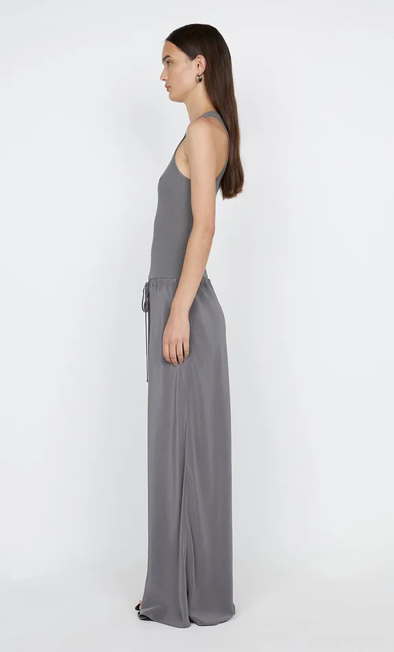 Bec Bridge Maxi Dresses SOLA RACER DRESS Charcoal 8211 Women