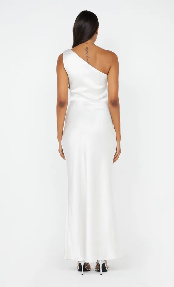 Bec Bridge Maxi Dresses THE DREAMER ASYM DRESS Ivory 8211 Women
