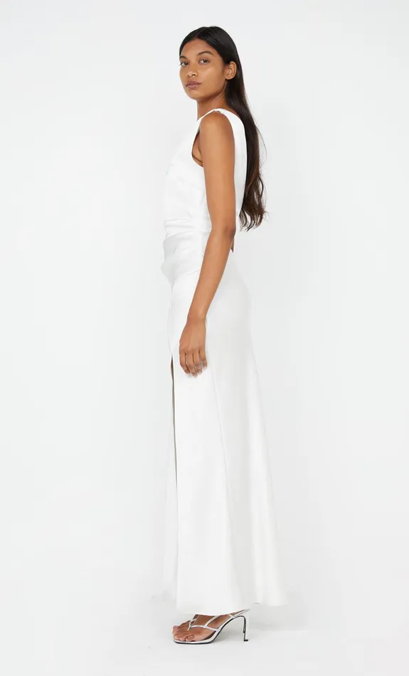 Bec Bridge Maxi Dresses THE DREAMER ASYM DRESS Ivory 8211 Women