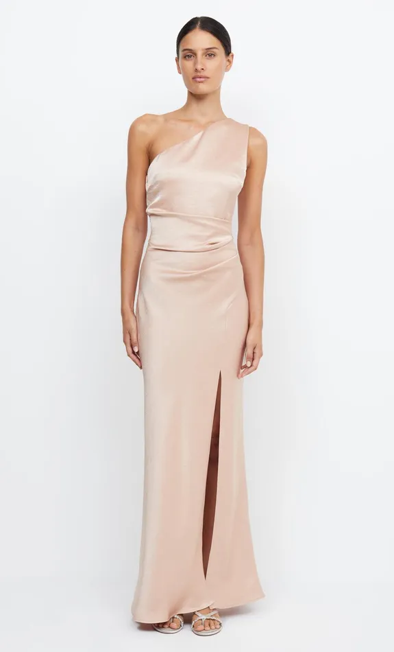 Bec Bridge Maxi Dresses THE DREAMER ASYM DRESS Rose Gold 8211 Women