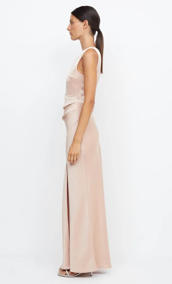 Bec Bridge Maxi Dresses THE DREAMER ASYM DRESS Rose Gold 8211 Women