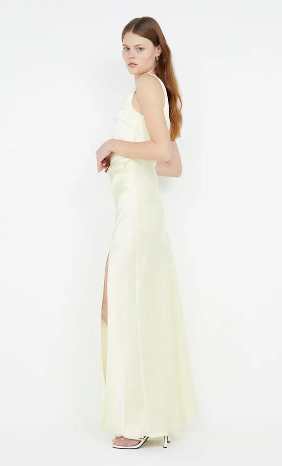Bec Bridge Maxi Dresses THE DREAMER SQUARE NECK DRESS Ice Yellow 8211 Women
