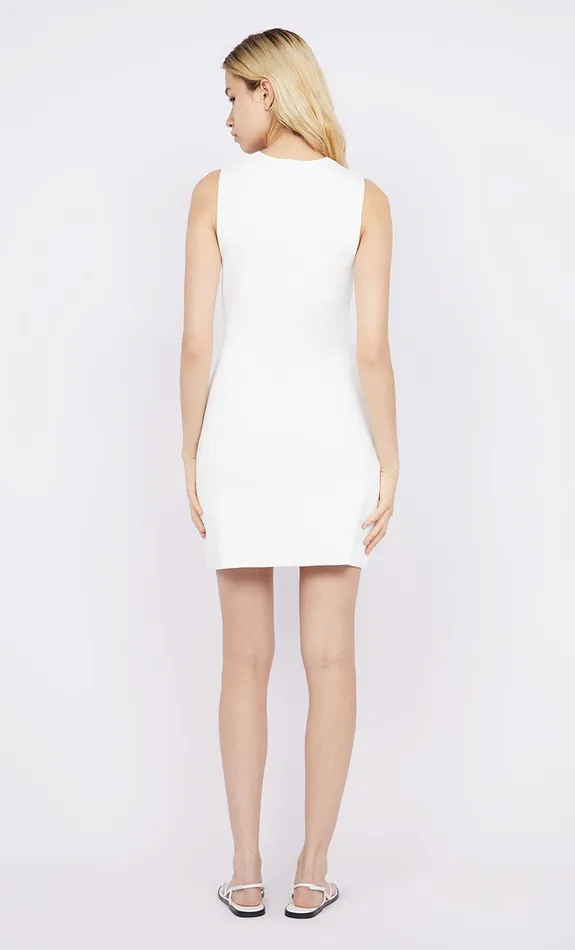 Bec Bridge Mini Dresses IRIE WRAP MINI DRESS Ivory 8211 Women