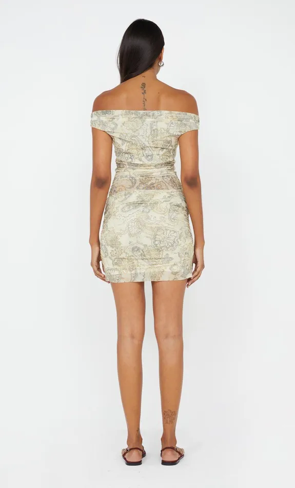 Bec Bridge Mini Dresses SHYLA MINI DRESS Faded Paisley 8211 Women