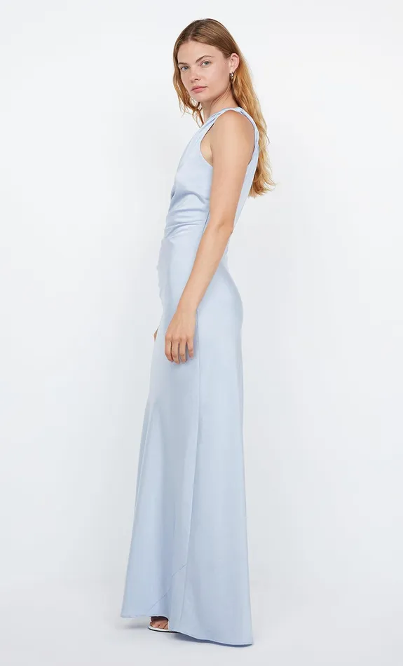Bec Bridge Prom Dresses LUNETTA ASYM DRESS Dusty Blue 8211 Women