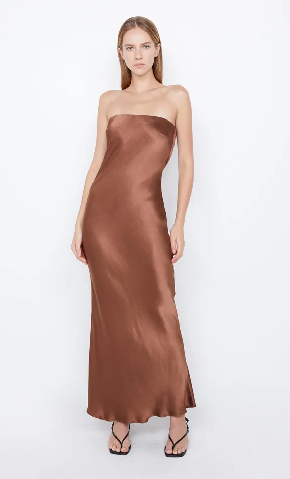 Bec Bridge Prom Dresses MOON DANCE STRAPLESS DRESS Chocolate 8211 Women