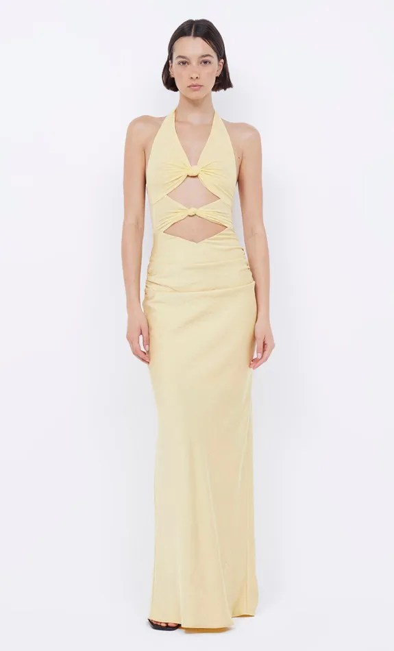 Bec Bridge Prom Dresses SOLARE HALTER DRESS Citrus 8211 Women