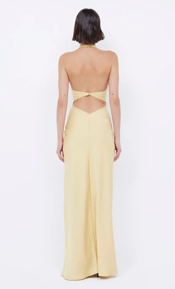 Bec Bridge Prom Dresses SOLARE HALTER DRESS Citrus 8211 Women