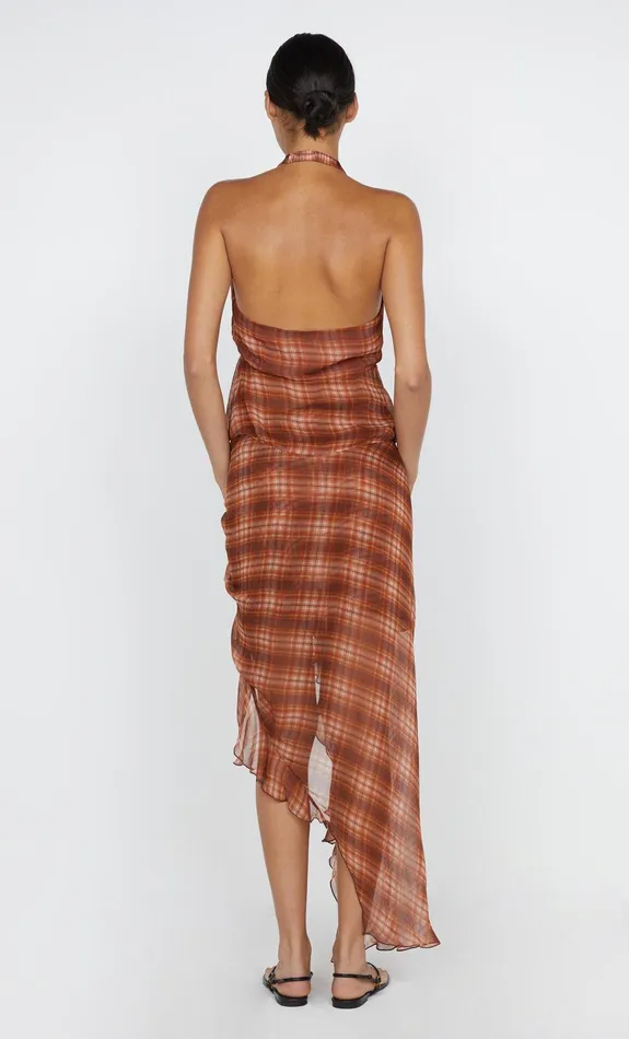 Bec Bridge Skirts DEVI SARONG SKIRT Desert Check 8211 Women