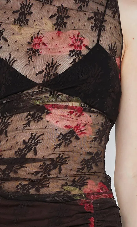 Bec Bridge Tops DESERT ROSE TOP Choc Floral 8211 Women