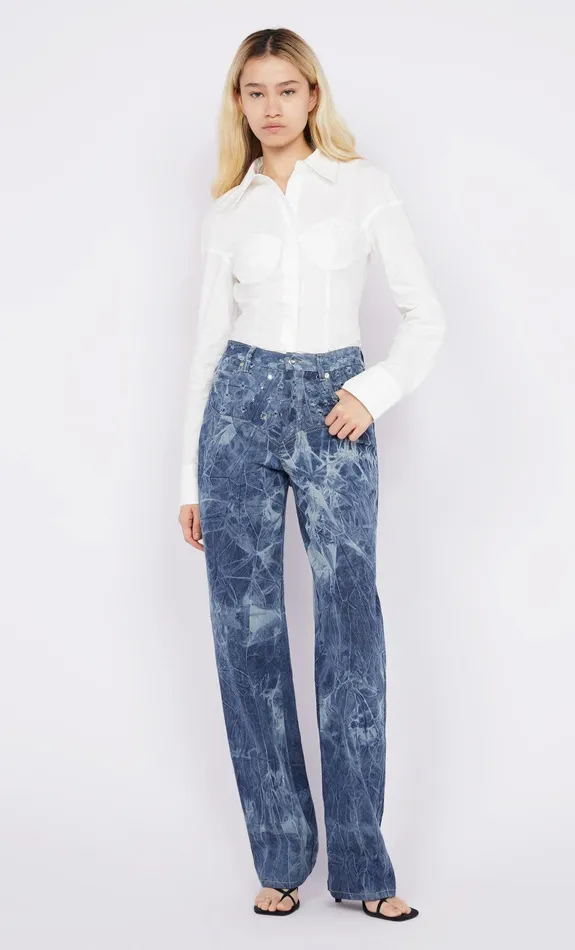 Bec Bridge Tops LEON PANEL SHIRT White 8211 Women
