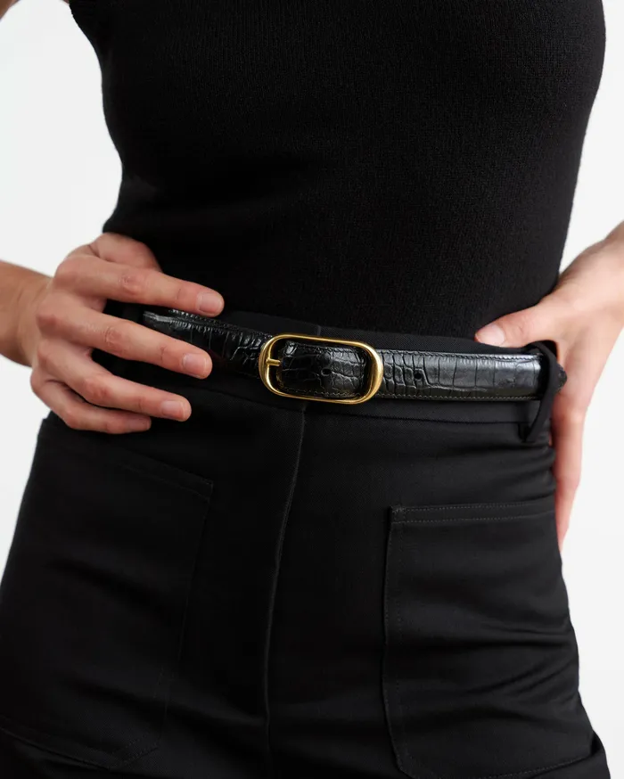 Belts and Accessories REINE BELT Espresso Nili Lotan Women