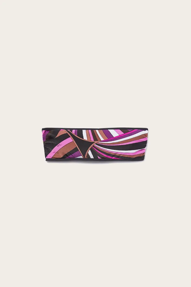 Bikini Women PUCCI IridePrint Bandeau Bikini Top