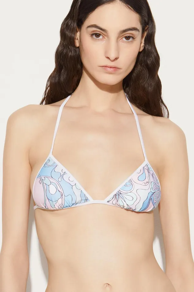 Bikini Women PUCCI OrchideePrint Bikini Top