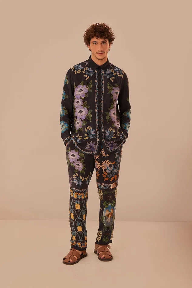 Black Winter Garden Pants Women Farm Rio Pants