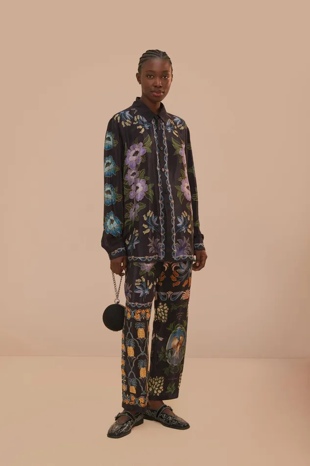Black Winter Garden Pants Women Farm Rio Pants