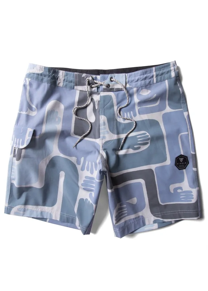 Boardshorts Youth Vissla Brotherhood 138243 Kids Boardshort PCB 8211 Pacific Blue