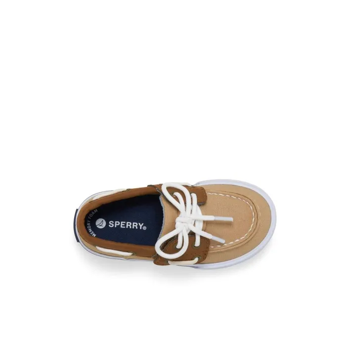 Boat Shoes Kids Sperry Bahama Junior Sneaker Khaki