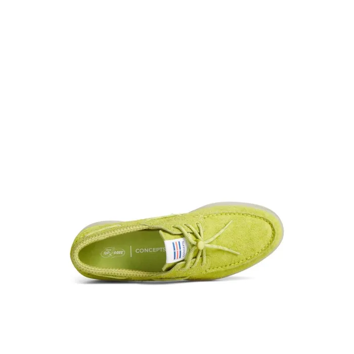 Boat Shoes Men Sperry X Concepts Authentic Original 3Eye Cup Boat Shoe Green