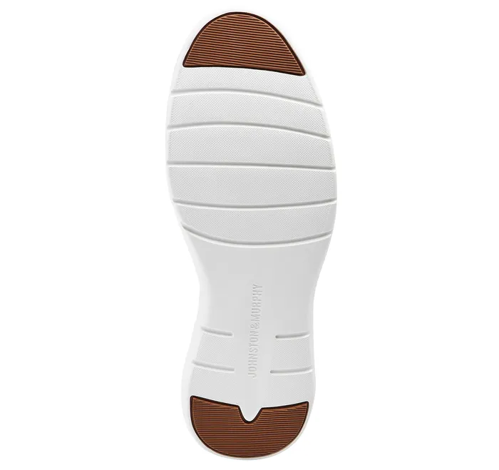Boots and Booties Emery Zip Bootie Cognac Italian Washed Sheepskin Johnston and Murphy Women