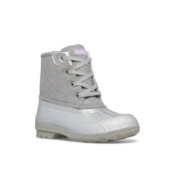 Boots Kids Sperry Port Boot Light Grey