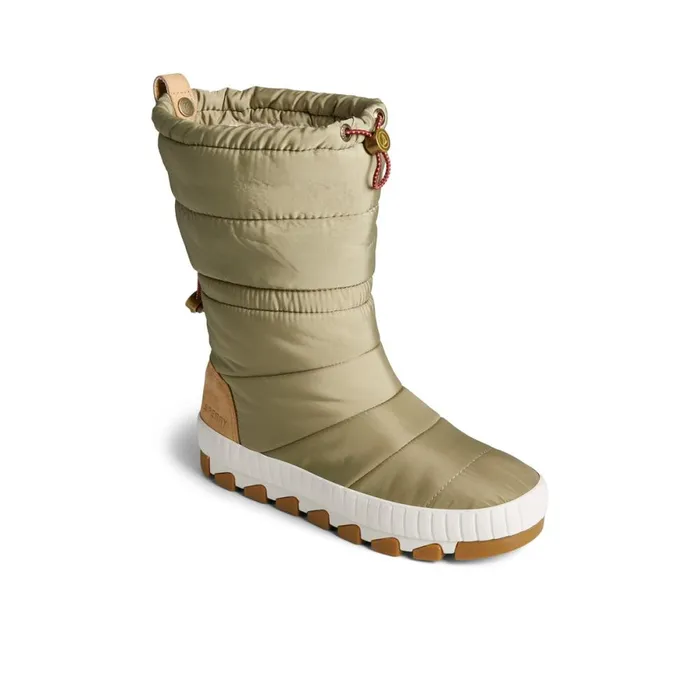 Boots Women Sperry Seacycled Torrent Fold Down Boot Medium Green