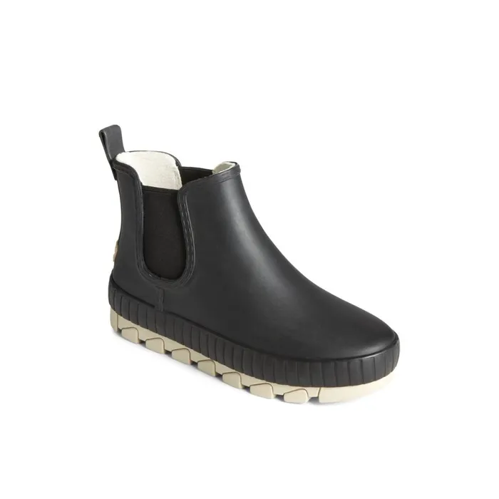 Boots Women Sperry Torrent Chelsea Matte Waterproof Rain Boot Black