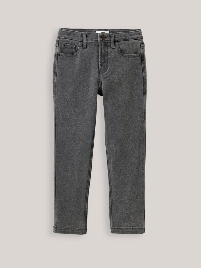 Boys Cyrillus Clothing Relaxed Denim Trousers Denim Gris Fonce