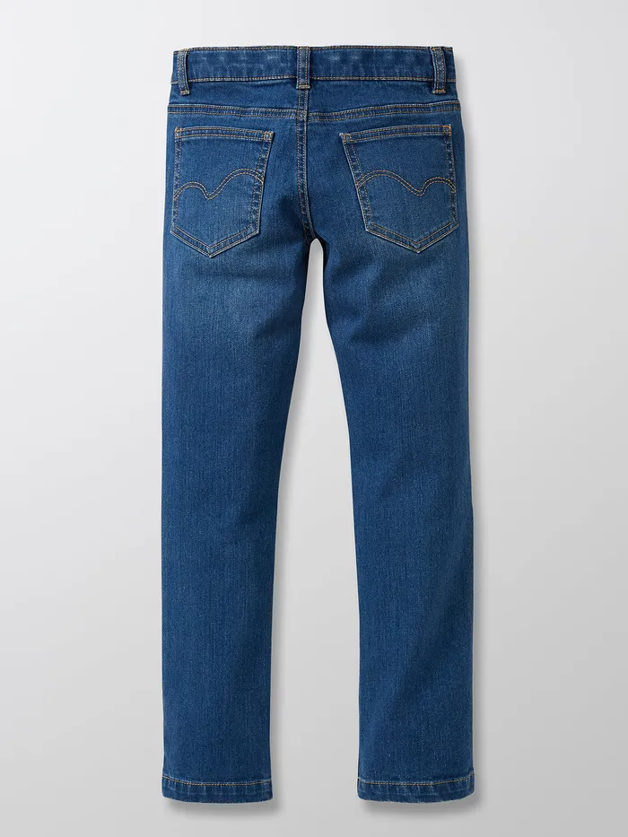Boys Cyrillus Clothing SlimFit Jeans 6409 Bleu Moyen Uni