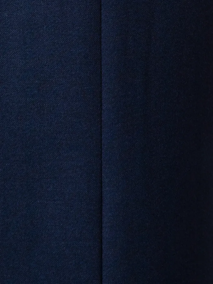 Cashmere Flannel Stretch Slight Bootcut Pants Navy Women Akris Pants
