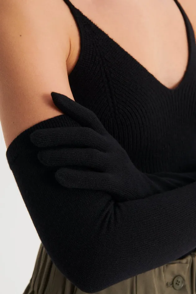 CASHMERE GLOVES BLACK Women Gloves Scanlan Theodore
