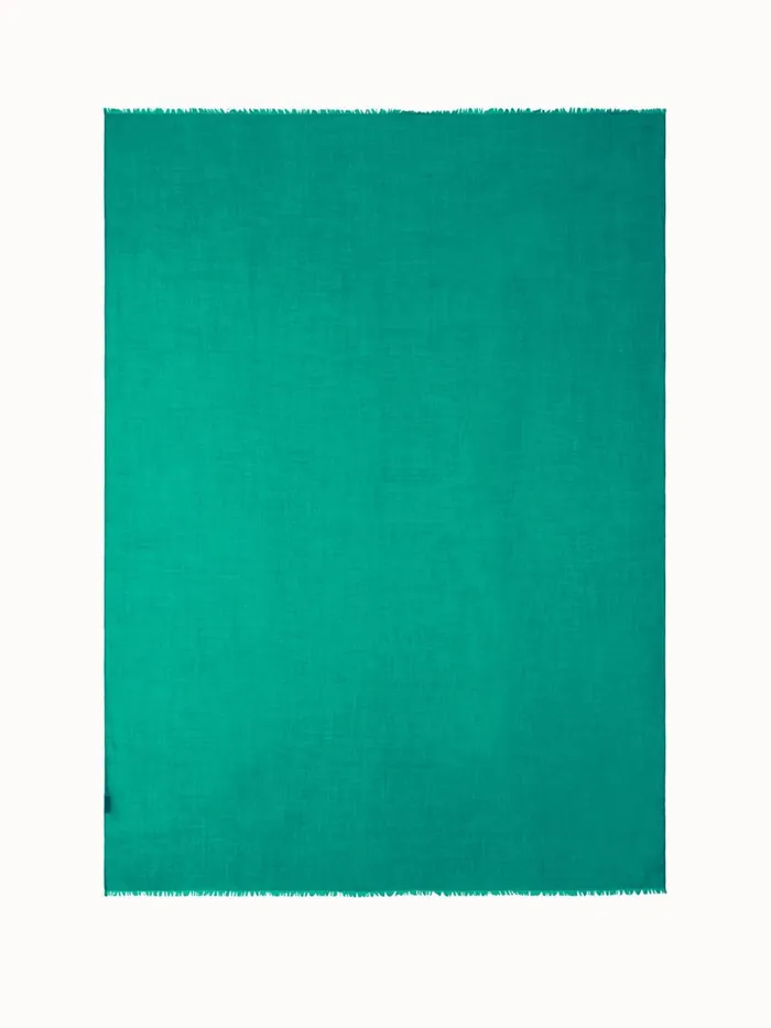 Cashmere Silk Scarf Jade Women Akris Cashmere