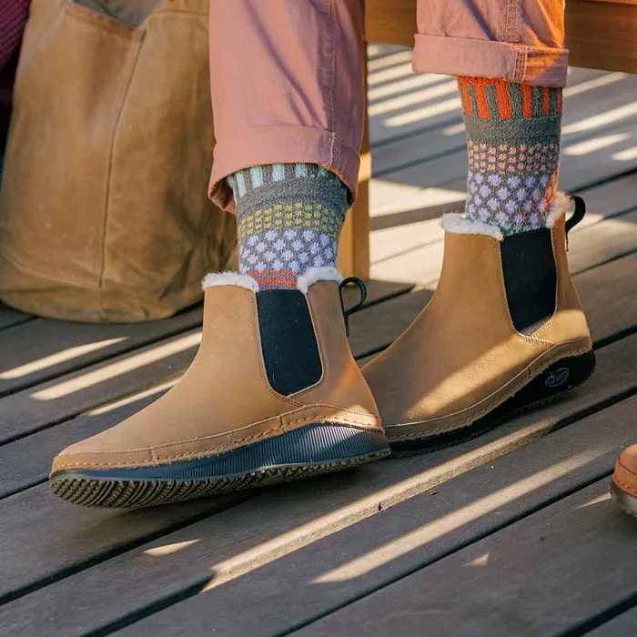 Chaco Paonia Chelsea Fluff Boot Tan Women Boots Chaco Paonia Chelsea Fluff Boot Tan Women Boots