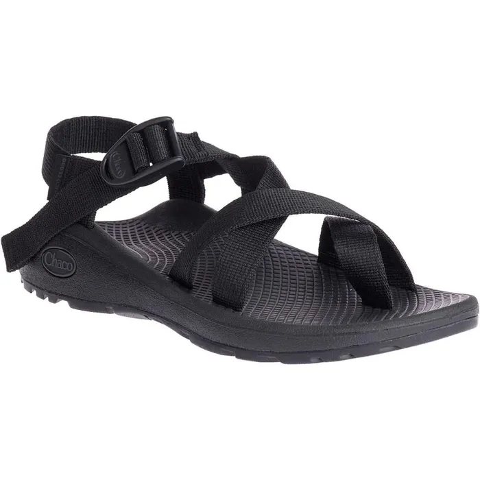 Chaco ZCloud 2 Adjustable Strap WideWidth Cushioned Sandal Solid Black Women Sandals