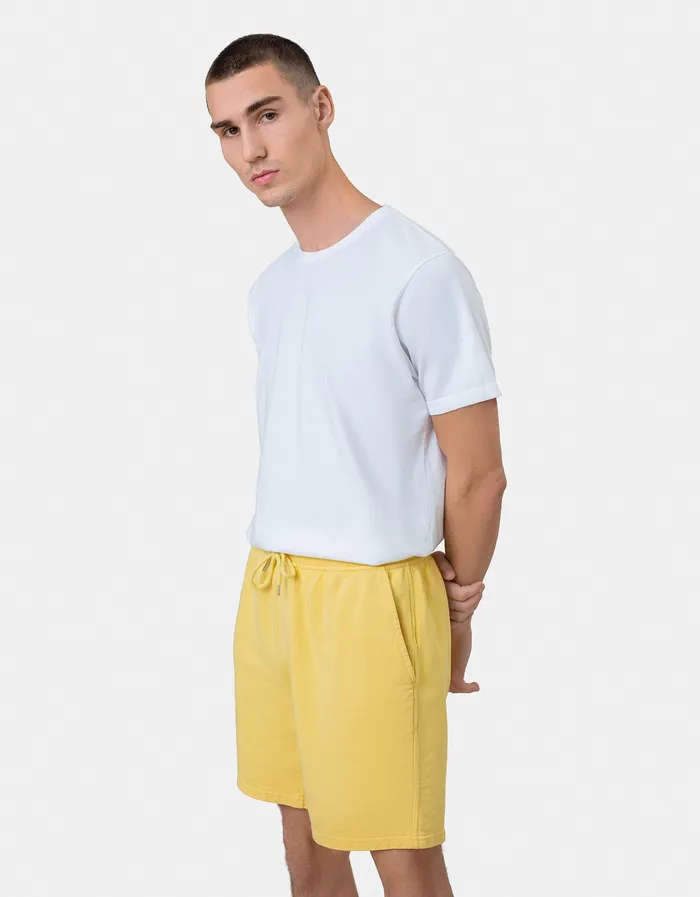Classic Organic Sweatshorts 8211 Optical White Shorts Colorfulstandard Men