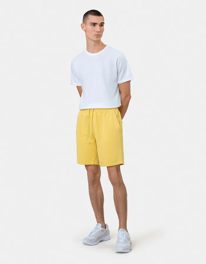 Classic Organic Sweatshorts 8211 Optical White Shorts Colorfulstandard Men