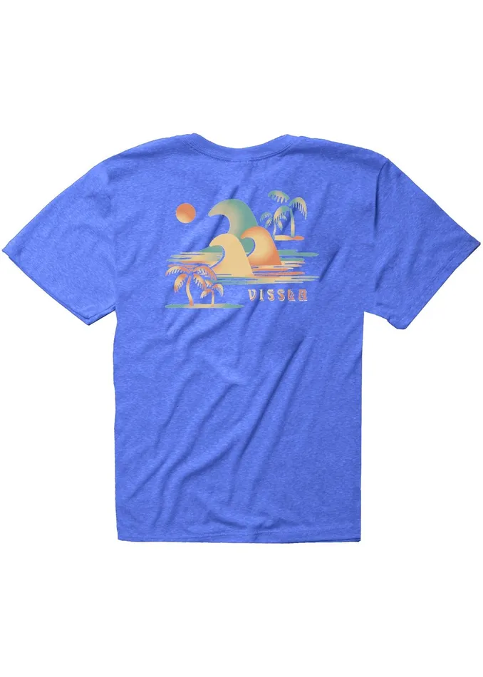 Clothing Youth Ground Swell Boys Tee RYH 8211 Royal Heather Vissla